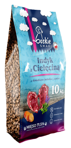 Boskie Smaki Indyk z Cielęciną 10 kg