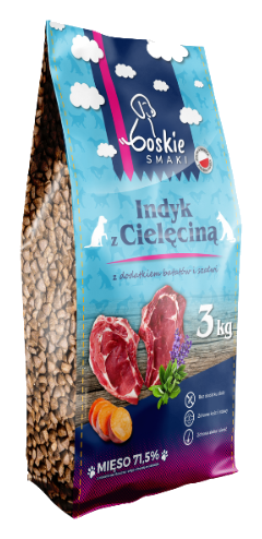 Boskie Smaki Indyk z Cielęciną 3 kg